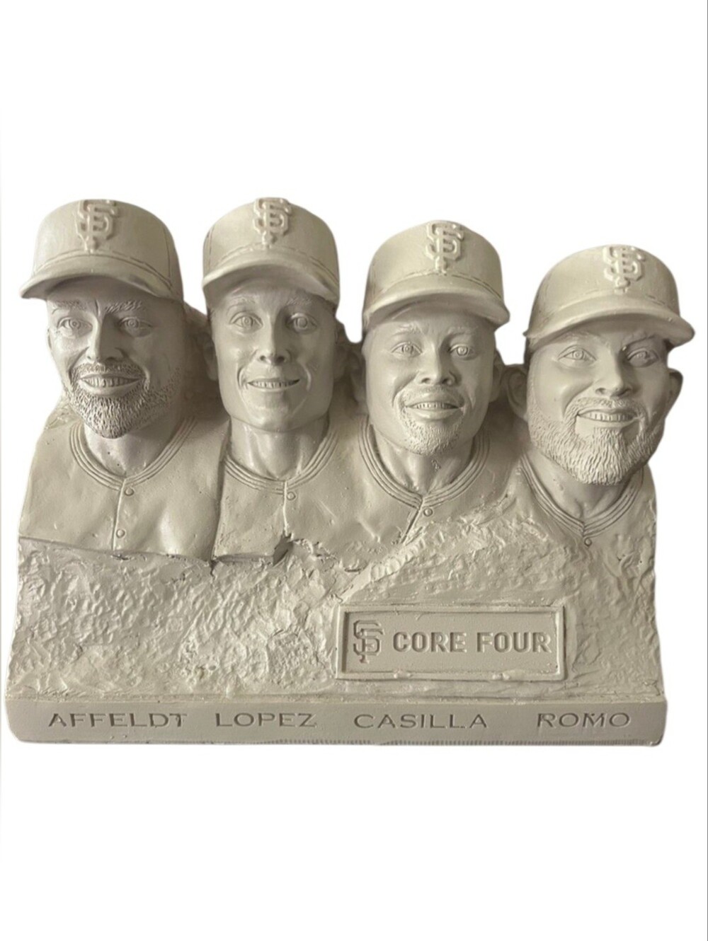 San Francisco Giants “2024 Core Four” Statue – Affeldt • Lopez • Casilla • Romo - Picture 1 of 13
